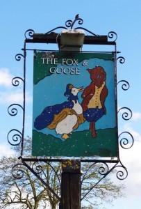 Photo By The Fox & Goose (2) - sign, Farmers Way,... (C) P L Chadwick :: Geograph Britain and Ireland