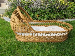 Photo By Vintage Antique Style Baby Bassinet - Natural Wicker - with padding on @Etsy via ht... http://wicker.tw/JeGZDt | Flickr - Photo Sharing!