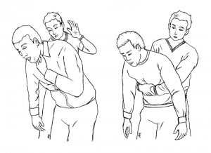 Photo By File:AbdominalThrust HeimlichManoeuvre.jpg - Wikimedia Commons